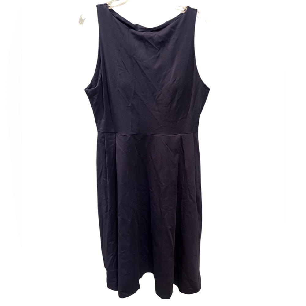 OGL Navy Blue Fit and Flare Dress Brami Plus Size 2XL New with Tag